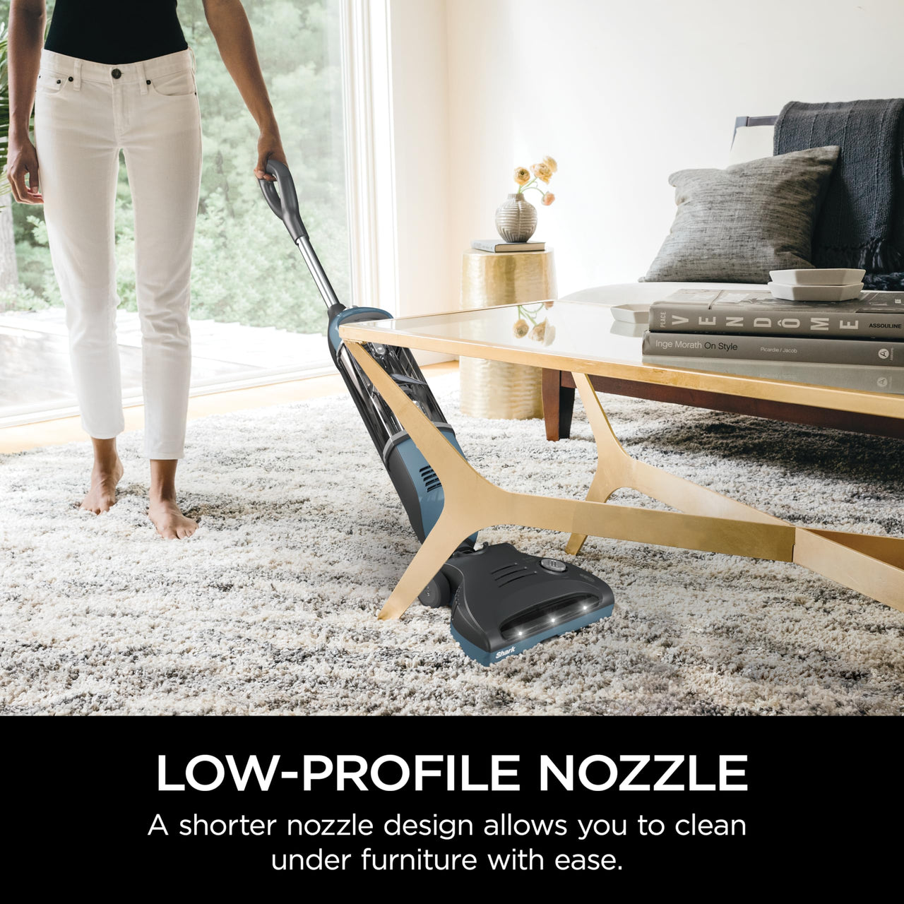 Shark SV1106 Navigator Freestyle Upright Bagless Cordless Stick Vacuum for Carpet, Hard Floor and Pet with XL Dust Cup and 2-Speed Brushroll, White/Grey