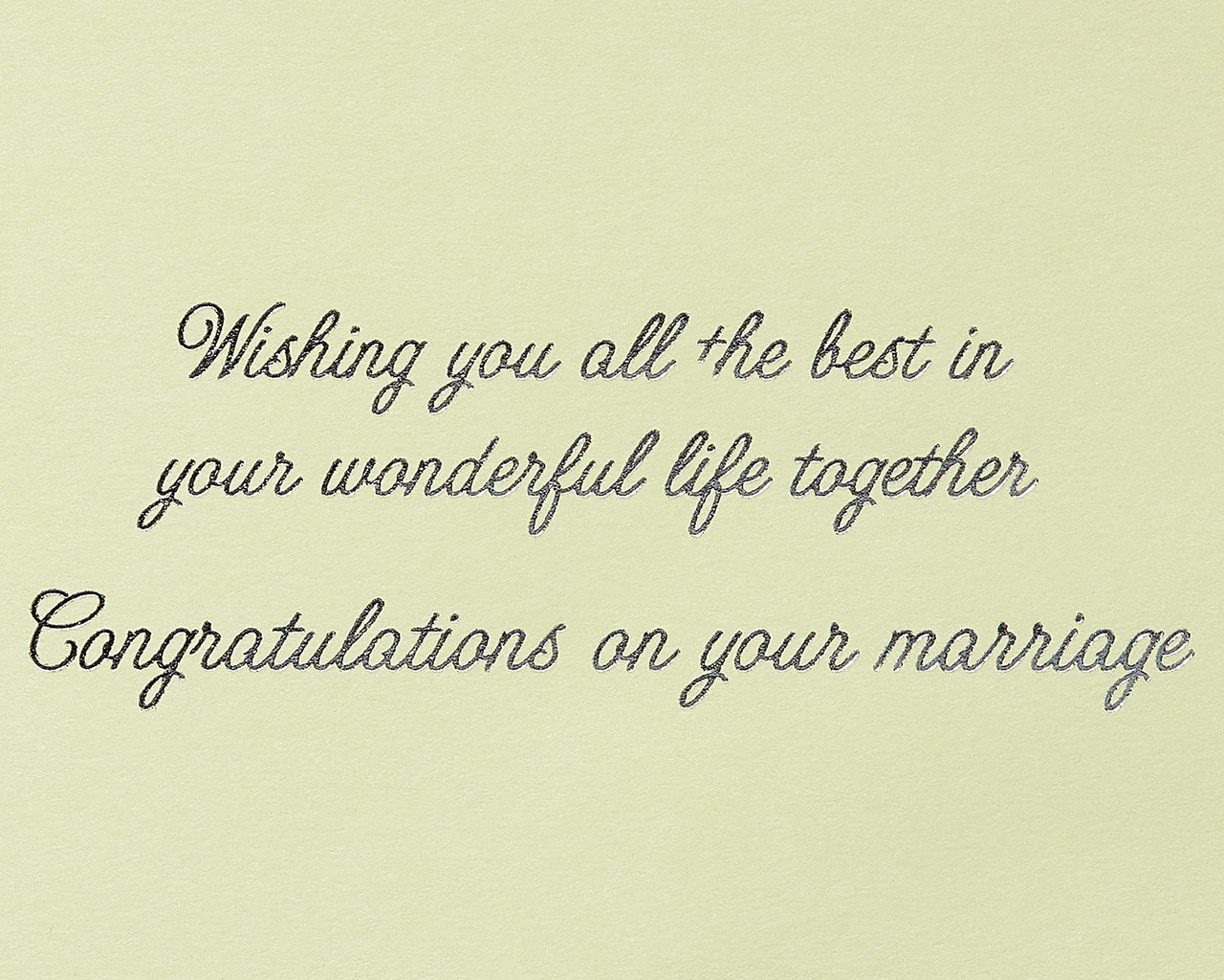 Papyrus Wedding Card (Wonderful Life Together) Mr. and Mrs.