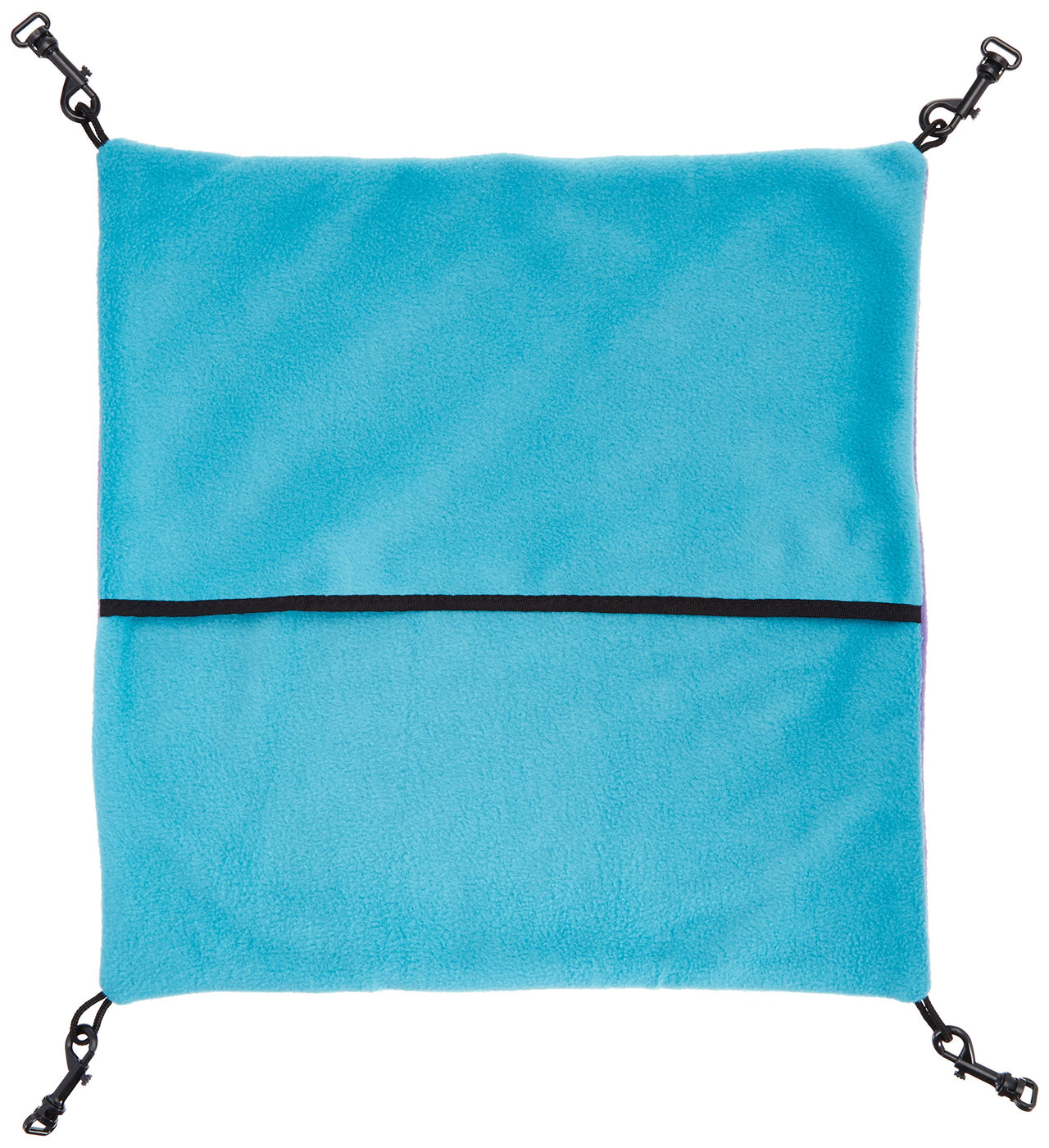 MidWest Homes for Pets Ferret Nation Large Hammock for Ferret Nation & Critter Nation Small Animal Cages | Measures 17L x 13W x 8H- inches,Purple/Teal 17.0"L x 13.0"W x 8.0"Th Purple/Teal
