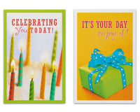 American Greetings Birthday Cards Assortment, Bright and Bold Photography (12-Count)