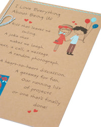 American Greetings Romantic Birthday Card (Being Us) Being Us Birthday Card