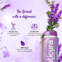 Cuticura Lavender Mist Talcum Powder,Pack of 400 G