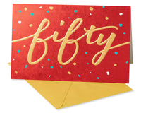 American Greetings 50th Birthday Card (Be Bold) Be Bold
