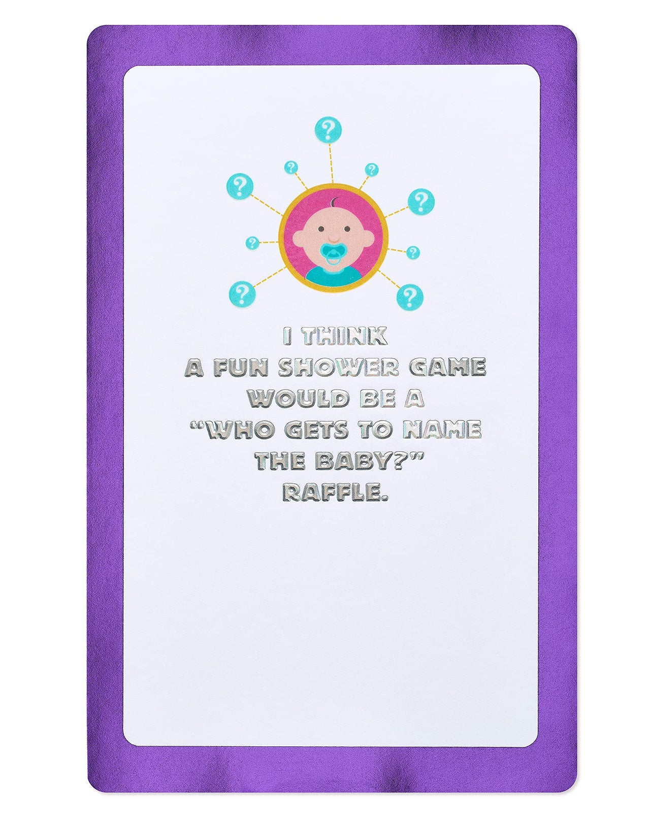 American Greetings Funny Baby Shower Card (Baby Name Game) Baby Name Game