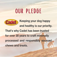Cadet Gourmet Duck Breast Dog Treats - Healthy & Natural Dog Training Treats for Small & Large Dogs - Inspected & Tested in USA (28 oz.) 1.75 Pound (Pack of 1)