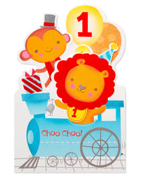 American Greetings 1st Birthday Card (Choo-Choo) Choo-Choo