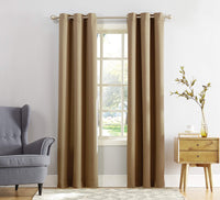 Sun Zero Easton Blackout Energy Efficient Grommet Curtain Panel, 40