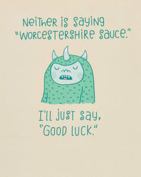 American Greetings Funny Goodbye Card (Monster) Monster