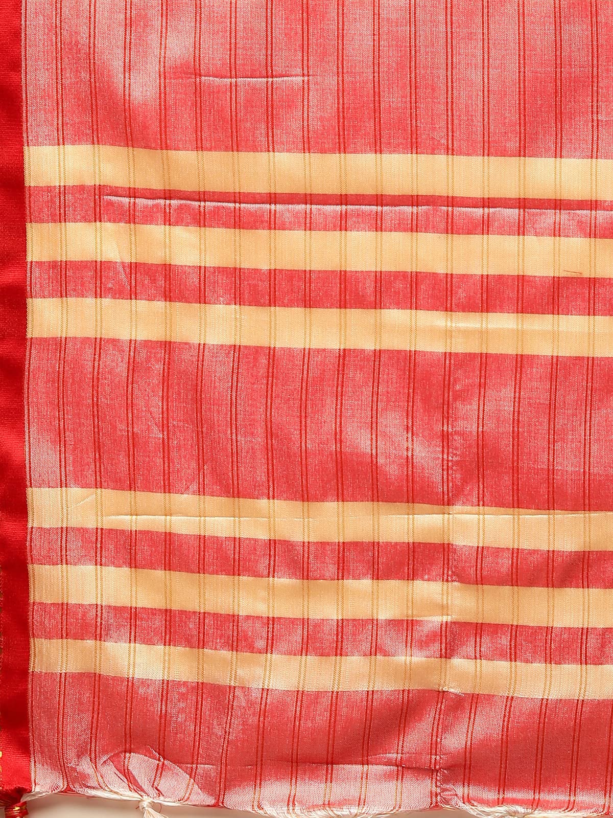 Satrani Women's Poly Silk Woven Saree With Unstitched Blouse Piece