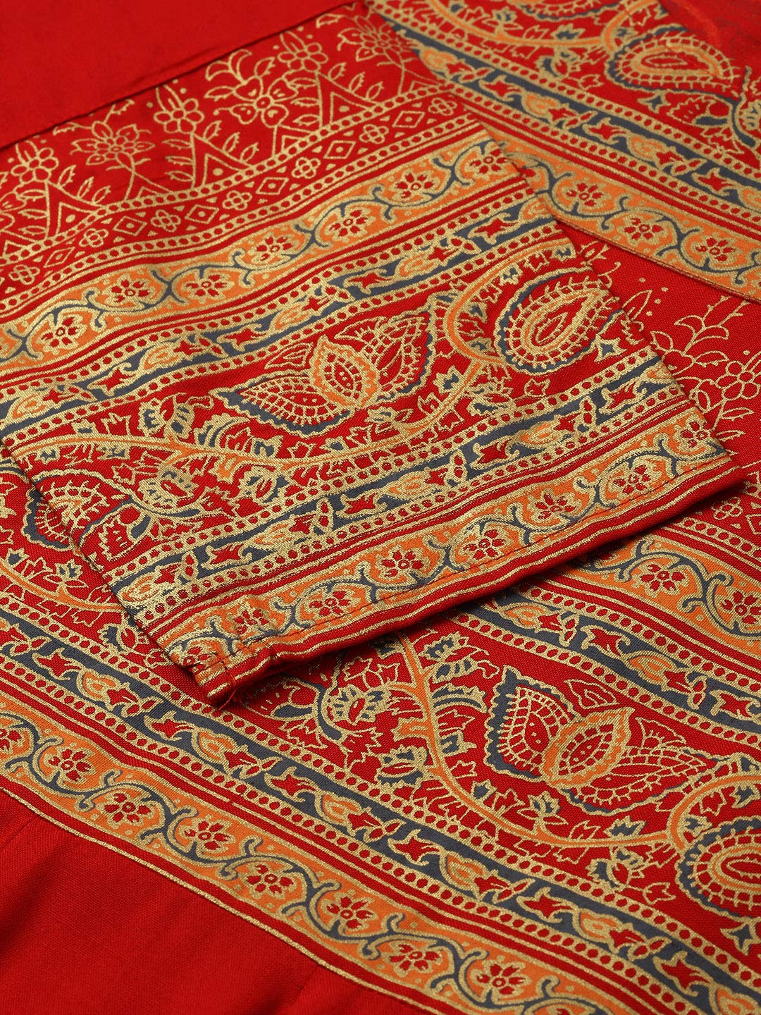 KIPEK Women's  Cotton Anarkali Kurta (KK068RD-3XL_Red_XXX-Large)