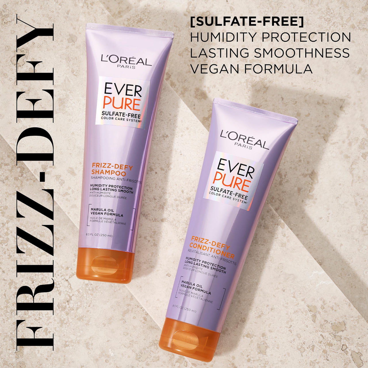 L'Oréal Paris Everpure Sulfate Free Frizz Defy Conditioner, 250Ml