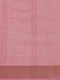 DUNGRANI Women's  Linen Saree With Blouse Piece