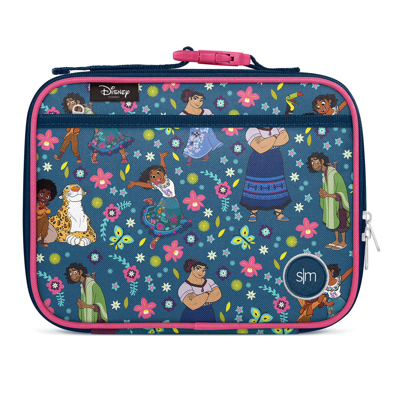Simple Modern Disney Kids Lunch Box for Toddler | Reusable Insulated Bag for Girls, Boys | Meal Containers for School with Exterior and Interior Pockets | Hadley Collection | Encanto