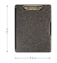Dexas Slimcase 2 Storage Clipboard with Side Opening 12.5 x 9.5 in Heavy Granite. Organize in Style for Home, School, Work or Trades! Ideal for Teachers, Nurses, Students, Homeschooling