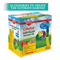 Kaytee CritterTrail Fun-nel Loop-D-Loop Accessory Kit Small Animal Habitat Tubes Loop-D-Loop Kit