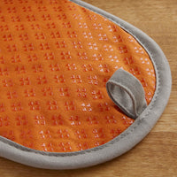KitchenAid Asteroid Pot Holder 2-Pack Set, Honey Orange, 6.5