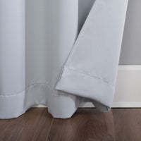 Sun Zero Easton Energy Saving Blackout Rod Pocket Curtain Panel, 40