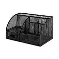 Basics Mesh Pen Holder and Organizer, Black, ‎9.1