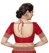 PANASH TRENDS Women's  Heavy Embroidered Silk Saree Women