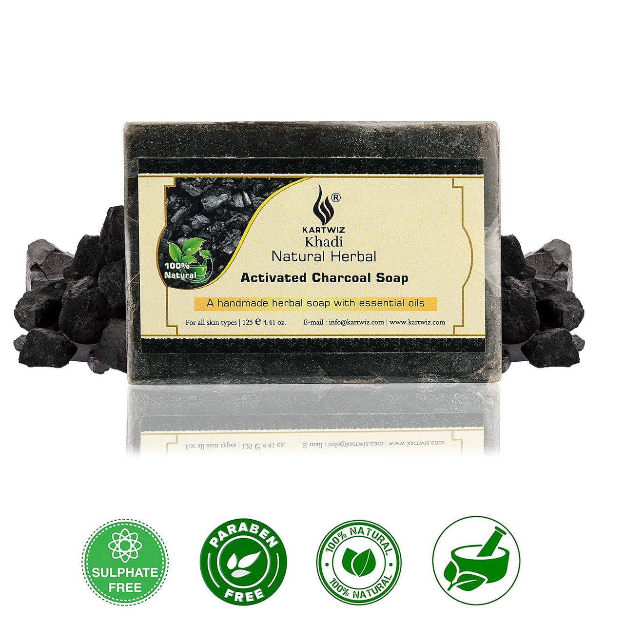 Khadi Natural Herbal Homemade Assorted Soap, Set Of 10