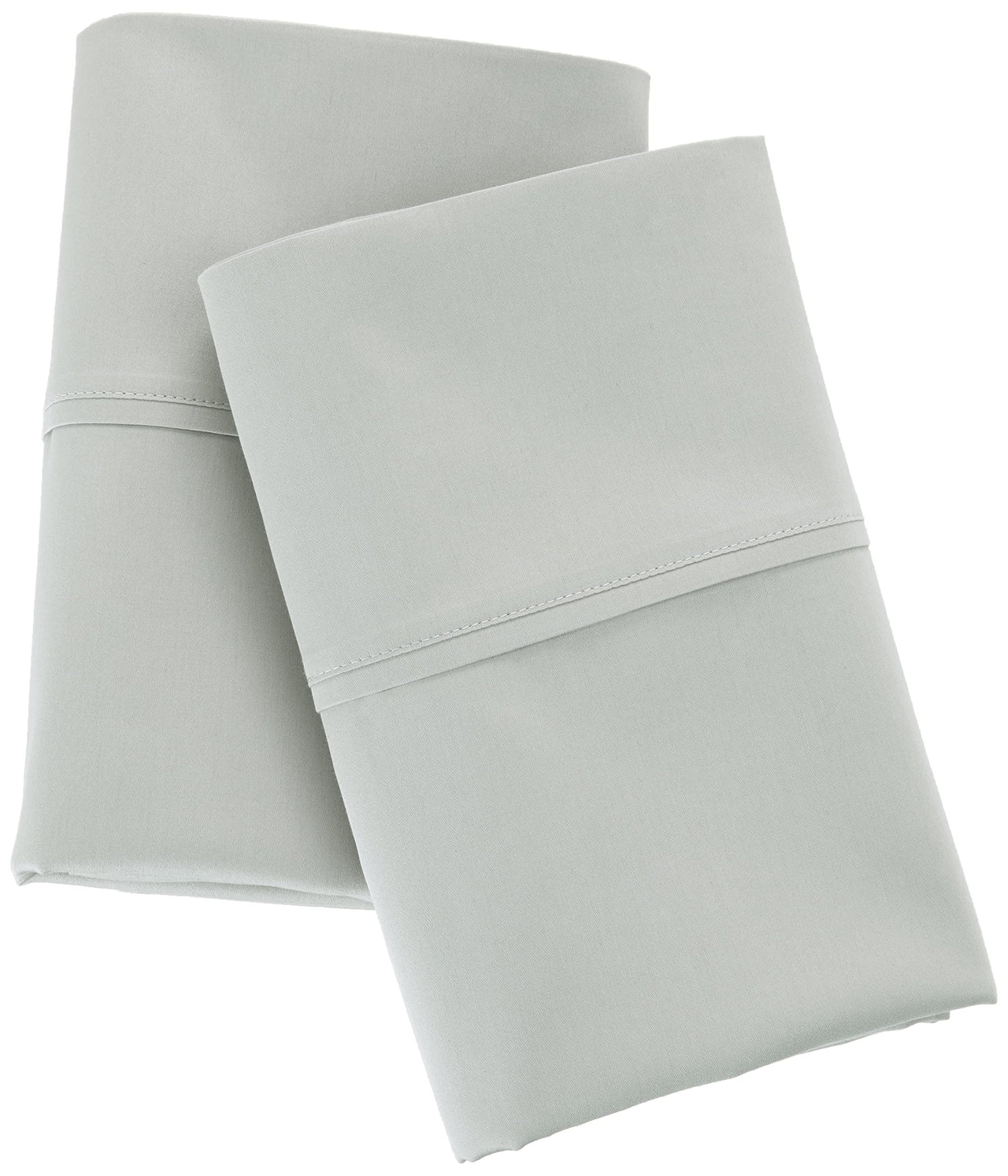 Aware 100% Organic Cotton 300 Thread Count Pillowcase Set, Sage Green, Standard, 2 Pack, 32" x 20"