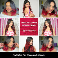 2.Oh! Italian- Sangria Pink Hair Color For Women & Men | Ammonia-Free DIY Semi Permanent Hair Color | Enriched with Argan Oil | Lasts upto 12-15 Washes | Pack of 2