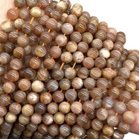 ABCGEMS Madagascan Rainbow Moonstone (Gorgeous Shimmery Overtones) Healing Energy Crystal Stone Ideal for Bracelet Necklace Ring DIY Jewelry Making Men Women Smooth Round Tiny 6mm Rainbow Moonstone (From Madagascar)
