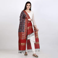 KAPAAHA Women's  Woven Silk Blend Patola Dupatta/Chunni Enough