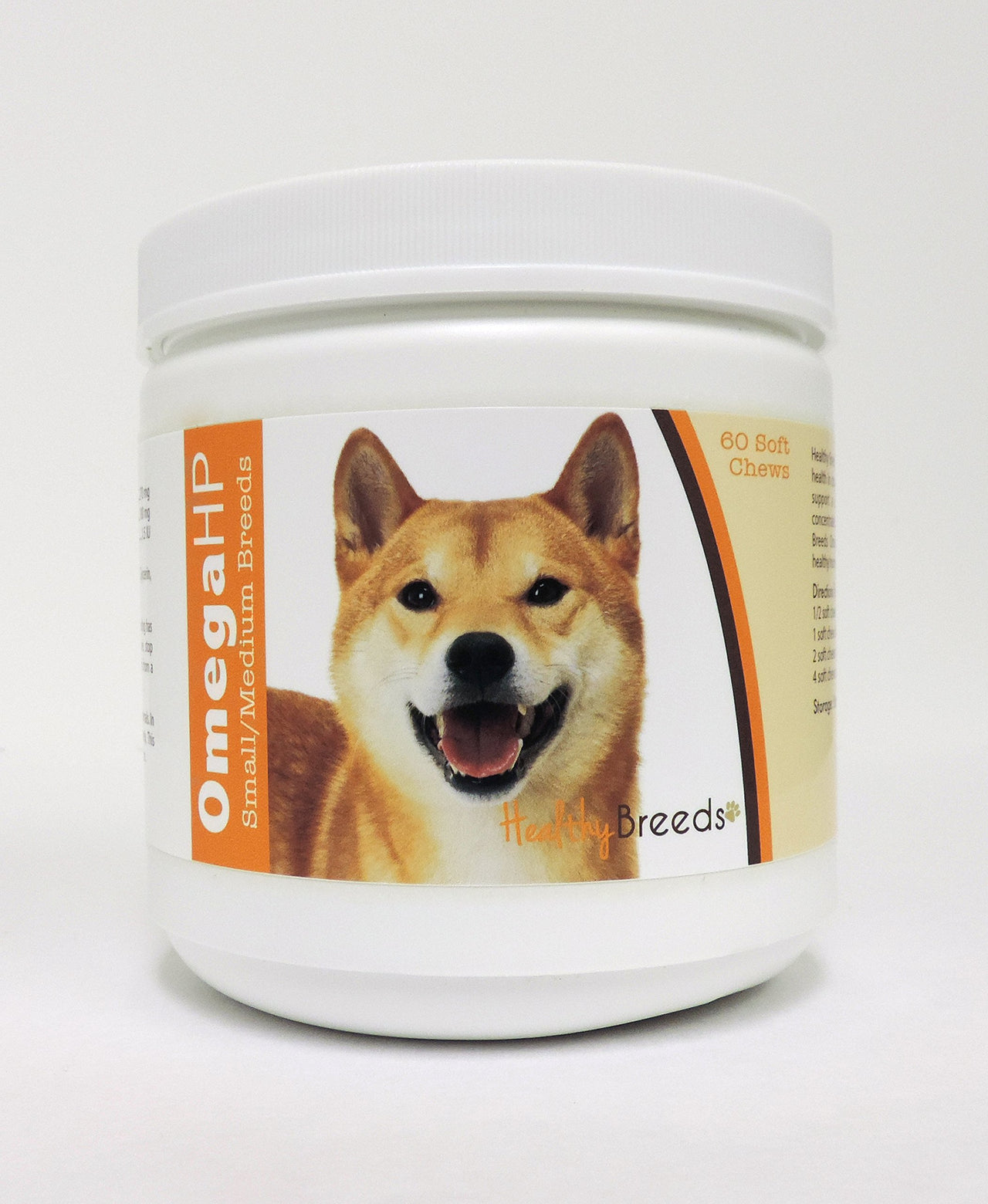 Healthy Breeds Shiba Inu Omega HP Fatty Acid Skin and Coat Support Soft Chews 60 Count 60 Ct - Small/Medium Breeds