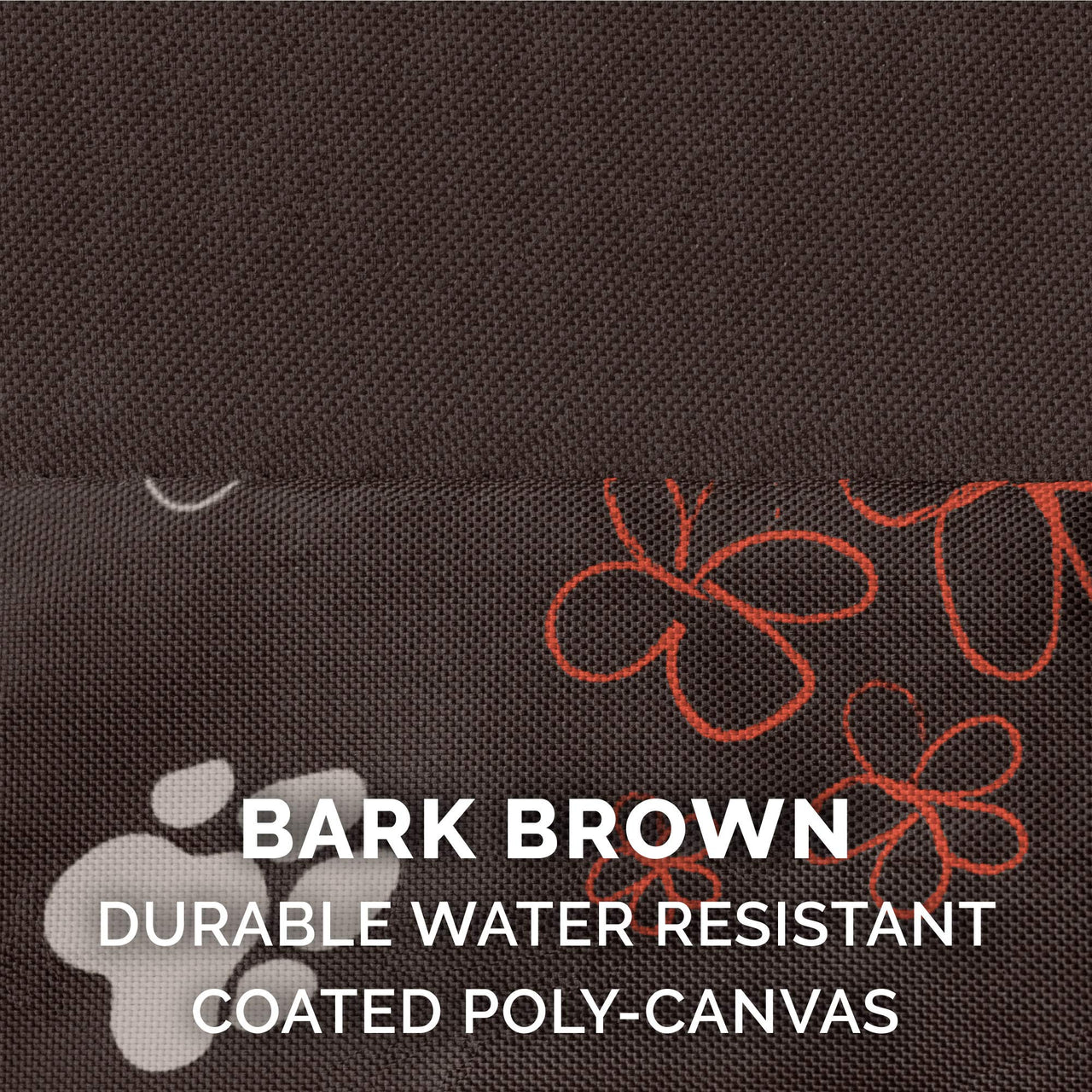 Furhaven Water-Resistant Cooling Gel Dog Bed for Small Dogs w/ Removable Washable Cover, For Dogs Up to 20 lbs - Indoor/Outdoor Garden Print Mattress - Bark Brown, Small Water-Resistant Garden Print (Bark Brown) 20.0"L x 15.0"W x 3.0"Th Cooling Gel Foam
