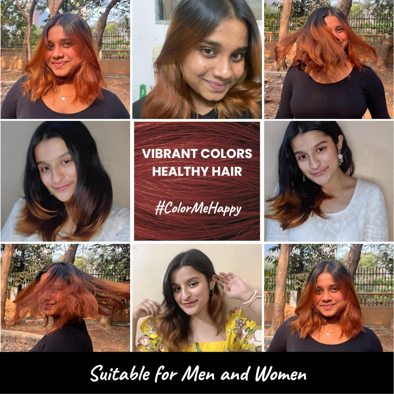 2.Oh! Italian- Hazelnut Brown Hair Color For Women & Men | Ammonia-Free DIY Semi Permanent Hair Color | Enriched with Argan Oil | Lasts upto 12-15 Washes | Pack of 2