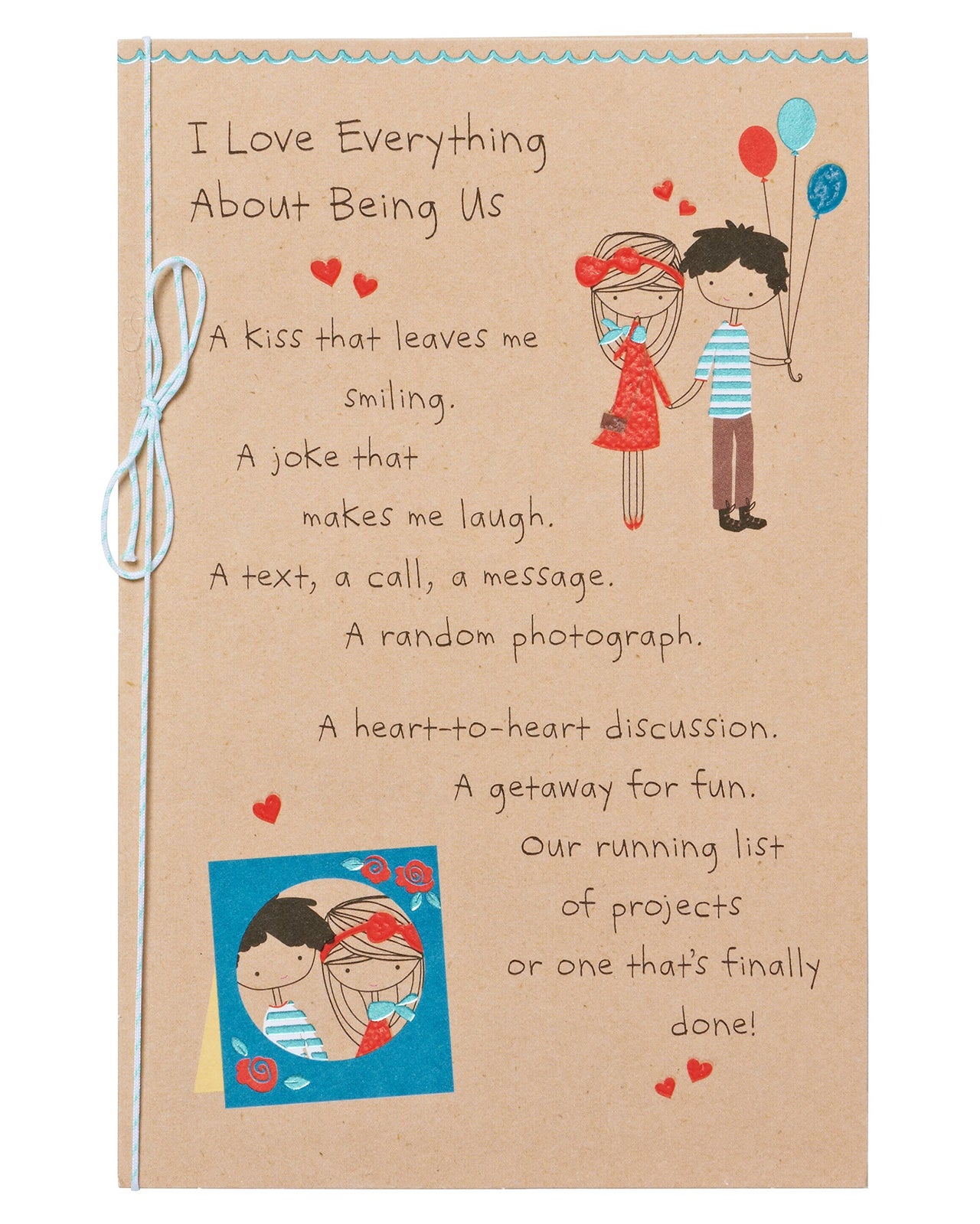 American Greetings Romantic Birthday Card (Being Us) Being Us Birthday Card