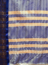 Satrani Women's Poly Silk Woven Saree With Unstitched Blouse Piece