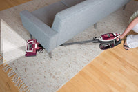 Shark HV322 Rocket Deluxe Pro Corded Stick Vacuum with LED Headlights, XL Dust Cup, Lightweight, Perfect for Pet Hair Pickup, Converts to a Hand Vacuum, with Pet Attachments, Bordeaux/Silver Pet Multi-Tool