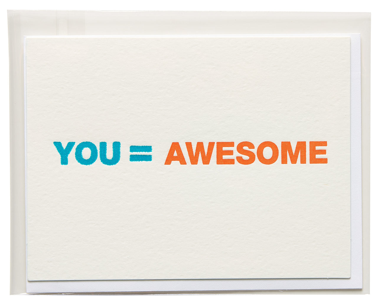 American Greetings Funny Thank You Card (You Equal Awesome)