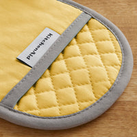 KitchenAid Asteroid Pot Holder 2-Pack Set, Buttercup Yellow, 6.5