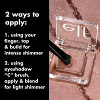 e.l.f. Fine As Fleck Glitter Eyeshadow, Long-Lasting Sheer Eye Makeup With A Shimmer Finish, Soft, Smooth Formula, Vegan & Cruelty-Free, Pop Off Pink