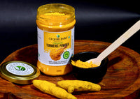 Orgrain India Organic Turmeric Powder 300g (Pack of 2 * 150g) with high Curcumin Content | Immunity Booster | Company-Owned Farmlands | Freshly Ground Haldi Powder | Lab Tested |