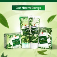Ozone Neem Bathing Bar | Anti-Bacterial Soap for Acne & Rashes | Enriched with Neem, Coconut Oil & Castor Oil | Paraben-Free | 125g (Pack of 6)