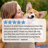 Hartz UltraGuard Dual Action Flea & Tick Topical Dogs & Puppies Treatment & Prevention, 6 Months, 60+ lbs