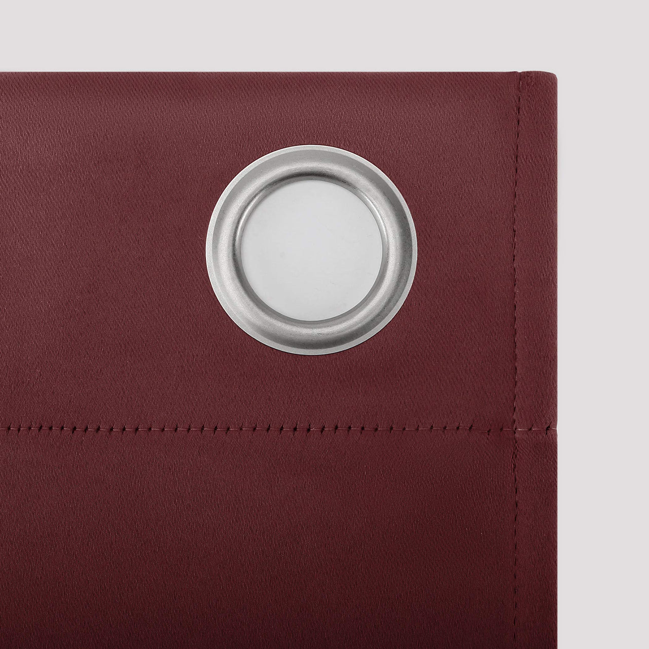 Sun Zero Easton Energy Saving Blackout Grommet Curtain Panel, 40" x 63", Wine Red 40" x 63"