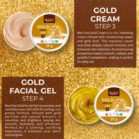 BEE ONE GOLD FACIAL KIT 125 GMS All Skin Types Skin For Women Prevents from Anti Aging Glowing Skin