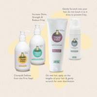 True Frog’s Volumizing Curl Care Combo With Shampoo For Curls - 250 ml, Everyday Hair Conditioner - 250 ml, Leave in Conditioner - 200 ml & Volumzing Mousse - 150ml - (Combo Pack of 4)