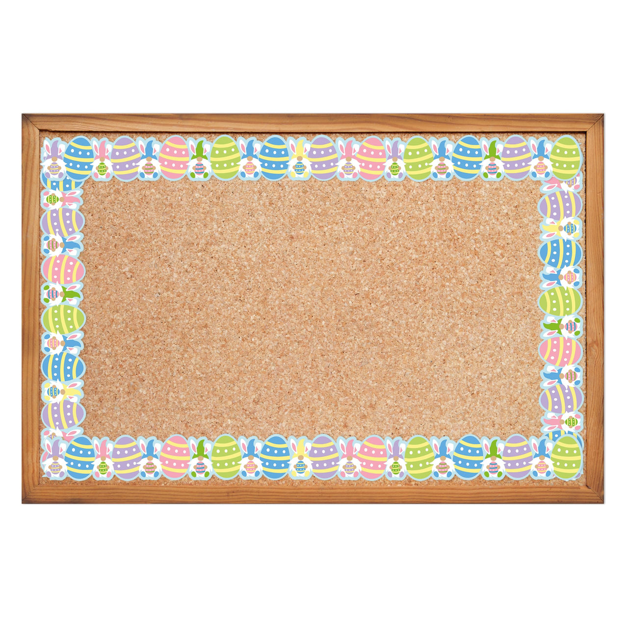 Eureka Easter Gnomes Extra Wide Decorative Classroom and Bulletin Board Trim for Teachers, 3.25" Wide, 12 Strips for 37 Total Feet