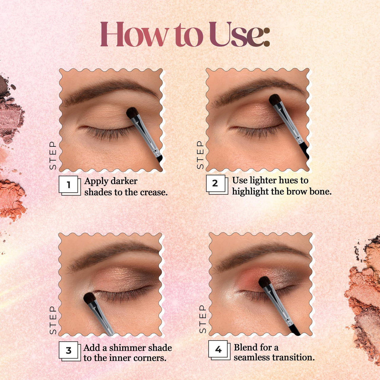 Hilary Rhoda Perfection Eyeshadow Palette|Highly Pigmented Eyeshadow Palette|Matte&Shimmer Finish|Long Lasting Eyeshadow For Women|Blendable Eyeshadow|20.8G|16 Shades (Shade 3),Multicolor