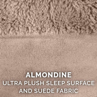Furhaven Replacement Dog Bed Cover Plush & Suede Sofa-Style, Machine Washable - Almondine, Jumbo (X-Large) Cover Only 40.0