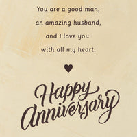 American Greetings Anniversary Card for Him (The Best In Me) Bold Ltg