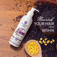 Ayouthveda Purple Rice Hair Conditioner with Rice Water & Kernel Protein | Repairs Damage, Controls Frizz & Enhances Volume | Enriched with Eggplant, Betel & Guava Leaves | For All Hair Types | 200ml