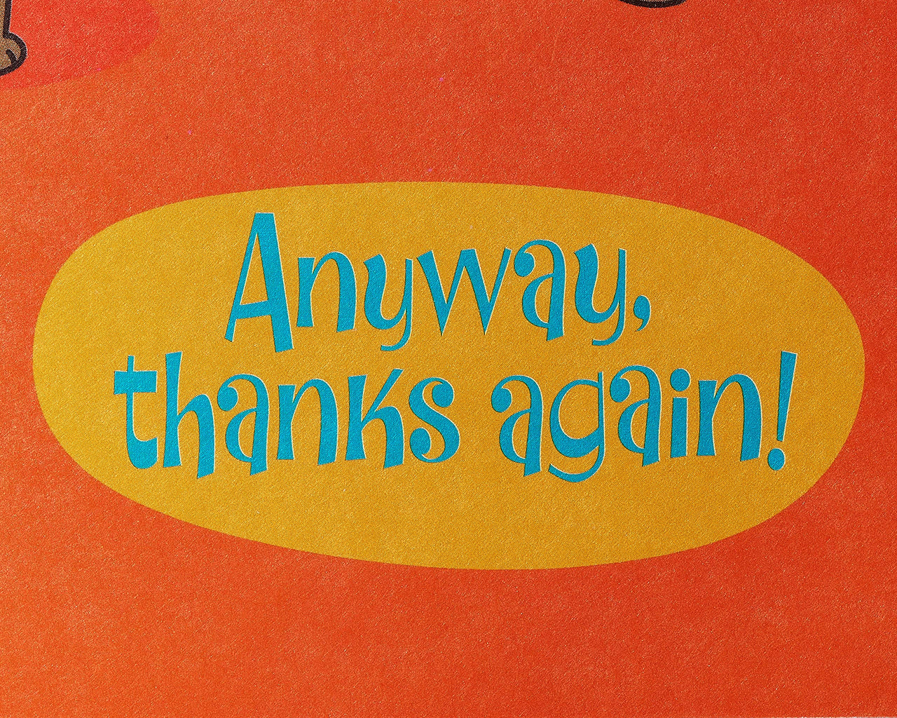 American Greetings Thank You Card (Hug) Hug