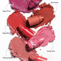 Gush Penpal 5-In-1 Lipstick| Five Shades In One| Multi-Use Stackable Lipstick For Lips, Long Lasting, Creamy Matte Finish| Moisturizing Formula With Intense Color Payoff, 4.8 G